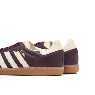 Buty Adidas Samba OG Maroon Gold Metallic Bordowe - ID0477
