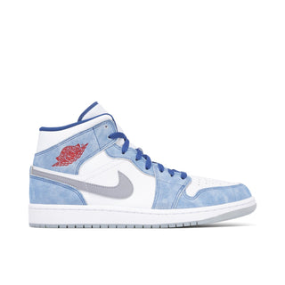 Buty Air Jordan 1 Mid French Blue Fire Red - DN3706-401