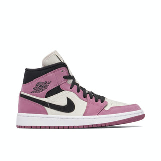 Buty Air Jordan 1 Mid Light Mulberry Fioletowe - DC7267-500
