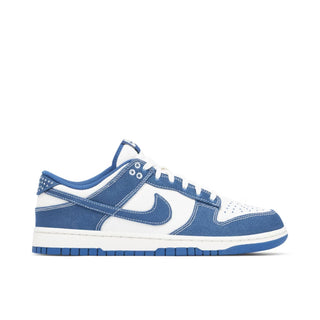 Buty Nike Dunk Low Industrial Blue Sashiko Niebieskie - DV0834-101