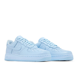 Niebieskie Buty Nike Air Force 1 Low '07 Travis Scott Ice Blue - JF7727-400