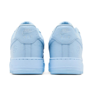 Niebieskie Buty Nike Air Force 1 Low '07 Travis Scott Ice Blue - JF7727-400