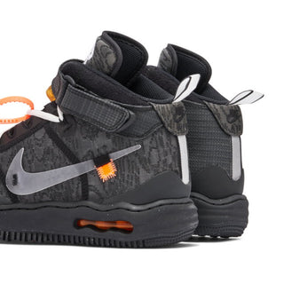 Czarne Buty Nike Air Force 1 Mid Off-White Black - DO6290-001