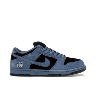 Niebieskie Buty Nike SB Dunk Low Supreme 94 Ocean Fog - HQ8487-400