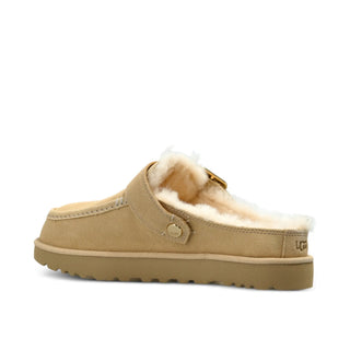 Beżowe Kapcie Jesienne UGG Goldenstar Evelina Clog Sand Castle - 1180251-SNDC