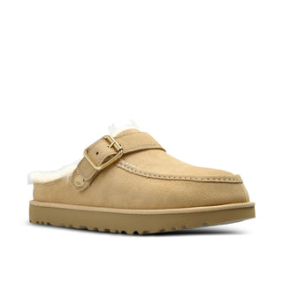 Beżowe Kapcie Jesienne UGG Goldenstar Evelina Clog Sand Castle - 1180251-SNDC