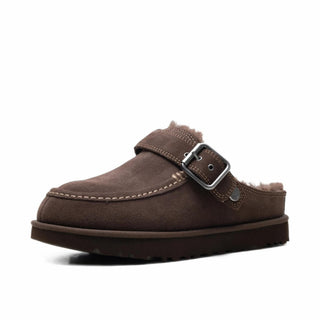 Brązowe UGG Goldenstar Evelina Clog Burnt Cedar - 1180251-BCDR