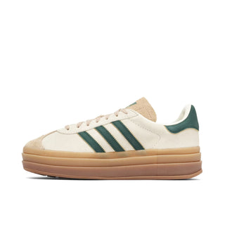 Buty Adidas Gazelle Bold Magic Beige Collegiate Green beżowe ID7056