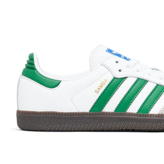 Adidas Samba White Green Białe