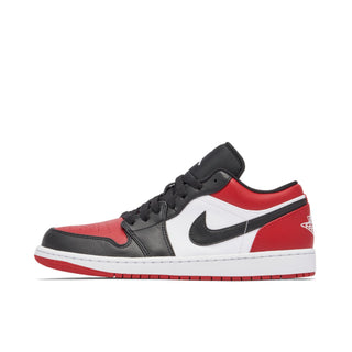 Air Jordan 1 Low Bred Toe Czerwone