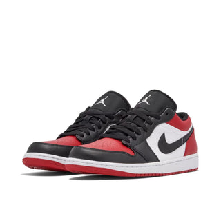 Air Jordan 1 Low Bred Toe Czerwone