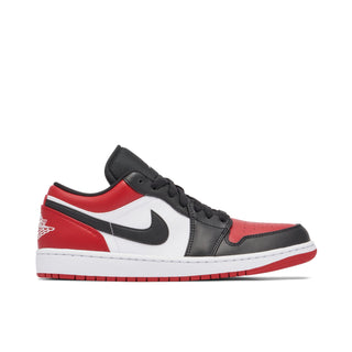 Air Jordan 1 Low Bred Toe Czerwone