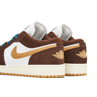 Buty Air Jordan 1 Low Cacao Wow Brązowe Białe - FB2216-200
