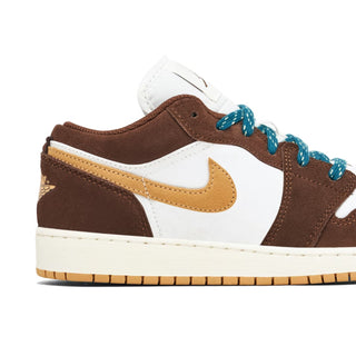 Buty Air Jordan 1 Low Cacao Wow Brązowe Białe - FB2216-200