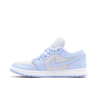 Air Jordan 1 Low Football Grey Aluminum Niebieskie