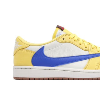 Buty Air Jordan 1 Low Travis Scott Canary żółto białe