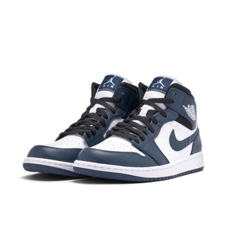 Air Jordan 1 Mid Armory Navy Niebieskie