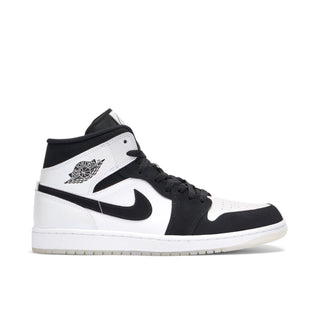 Air Jordan 1 Mid Diamond Shorts Biało Czarne