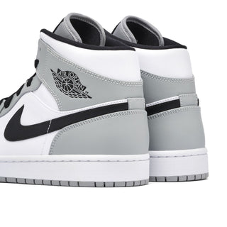Buty Air Jordan 1 Mid Light Smoke Grey Anthracite Szare - 554724-092