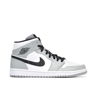 Buty Air Jordan 1 Mid Light Smoke Grey Anthracite Szare - 554724-092