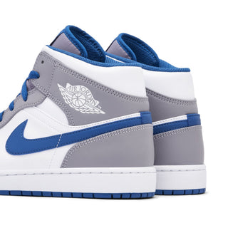 Air Jordan 1 Mid True Blue Szaro Niebieskie