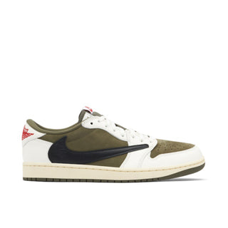 Air Jordan 1 Retro Low OG SP Travis Scott Medium Olive Beżowe Oliwkowe DM7866-200