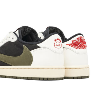 Buty Air Jordan 1 Low Travis Scott Olive Oliwkowo Czarno Białe