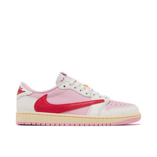 Różowe Buty Air Jordan 1 Retro Low Travis Scott Sail Tropical Pink - IQ7604-101