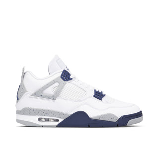 Buty Air Jordan 4 White Midnight Navy Biało Niebieskie