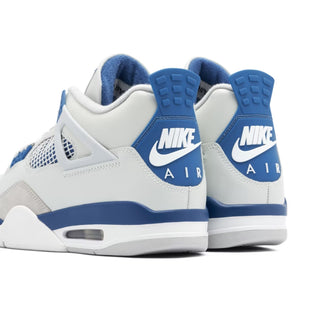 Buty Air Jordan 4 Retro Military Blue Biało Niebieskie