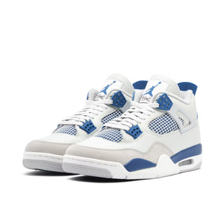 Buty Air Jordan 4 Retro Military Blue Biało Niebieskie