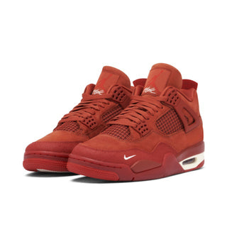 Buty Air Jordan 4 Retro OG SP Nigel Sylvester Brick by Brick Czerwone Pomarańczowe - HF4340-800