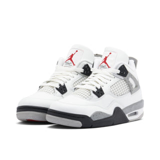 Buty Air Jordan 4 Retro White Cement Białe - FV5029-100