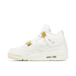 Buty Air Jordan 4 Sail Metallic Gold białe