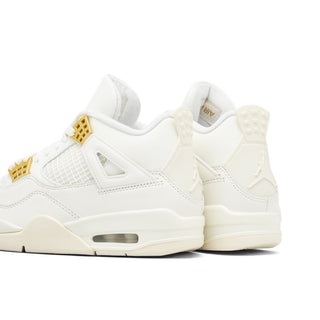 Buty Air Jordan 4 Sail Metallic Gold białe