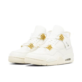 Buty Air Jordan 4 Sail Metallic Gold białe